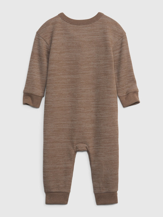 Baby Waffle Footless One-Piece