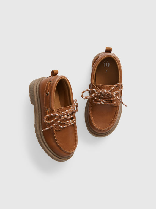 Toddler Lace-Up Loafers - brown