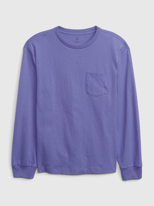 Kids 100% Organic Cotton Pocket T-Shirt