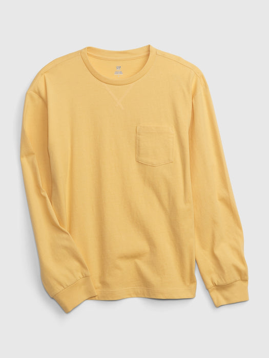 Kids 100% Organic Cotton Pocket T-Shirt