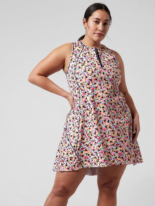 Ace Tennis Dress - Volley Floral Lunaria