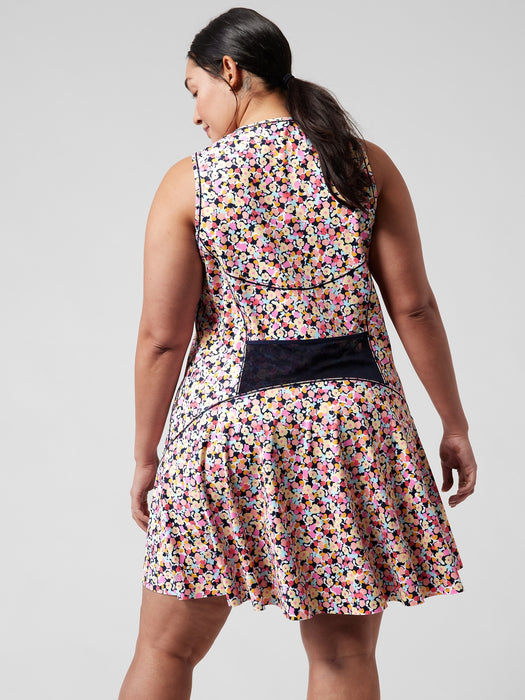 Ace Tennis Dress - Volley Floral Lunaria