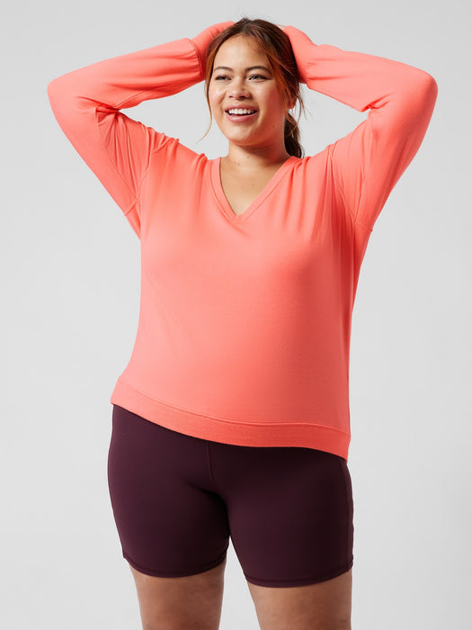 Sunrise V&#45Neck Sweatshirt