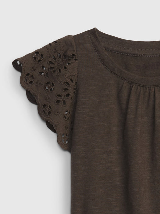 Toddler Eyelet Top