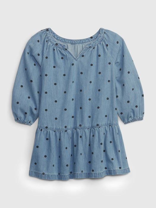 Toddler Denim Dress with Washwell
