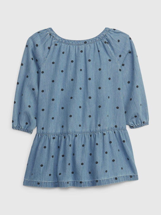 Toddler Denim Dress with Washwell