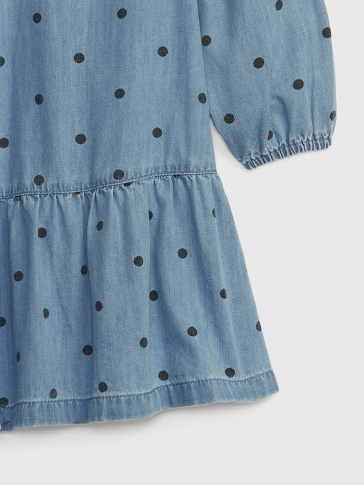 Toddler Denim Dress with Washwell