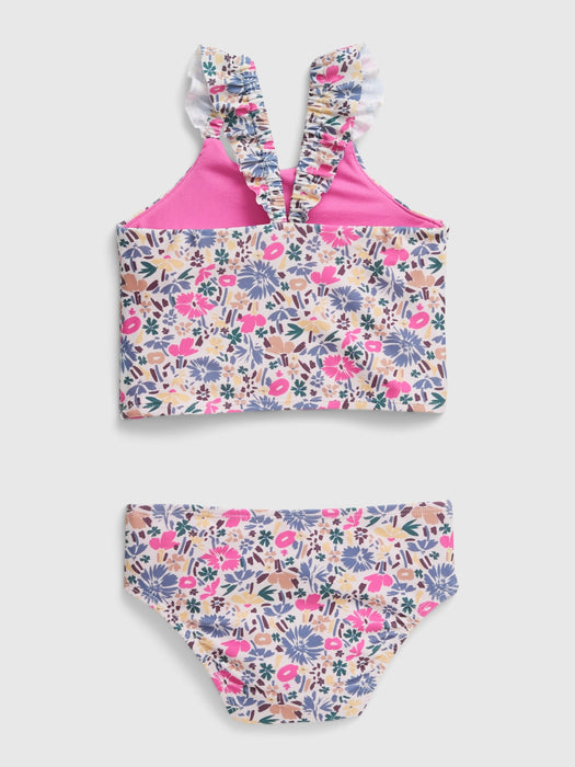Toddler Recycled Floral Swim Two-Piece