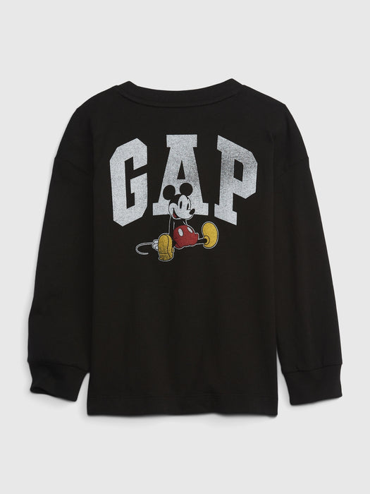 Gap &#215 Disney Toddler 100% Organic Cotton Mickey Mouse Graphic T-Shirt - black