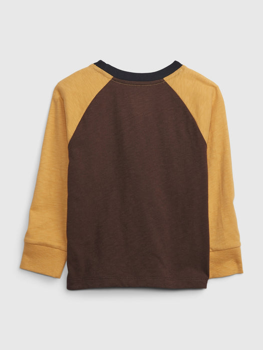 Toddler 100% Organic Cotton Colorblock T-Shirt