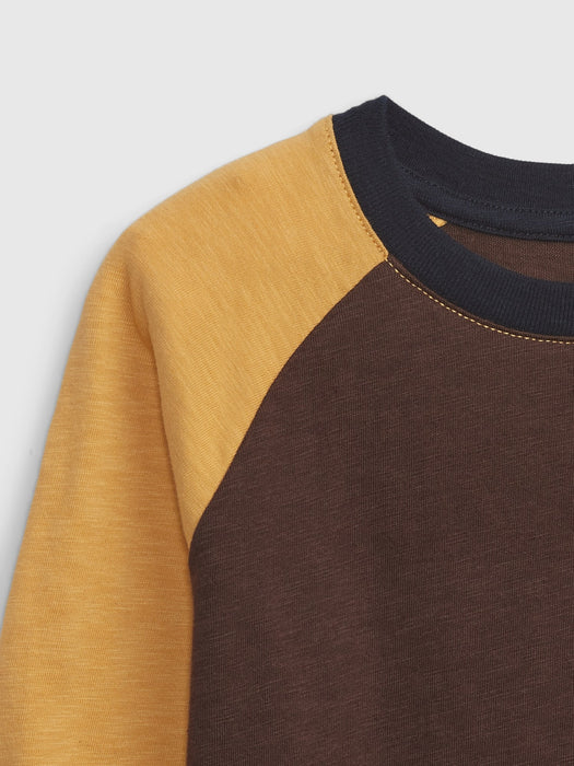 Toddler 100% Organic Cotton Colorblock T-Shirt