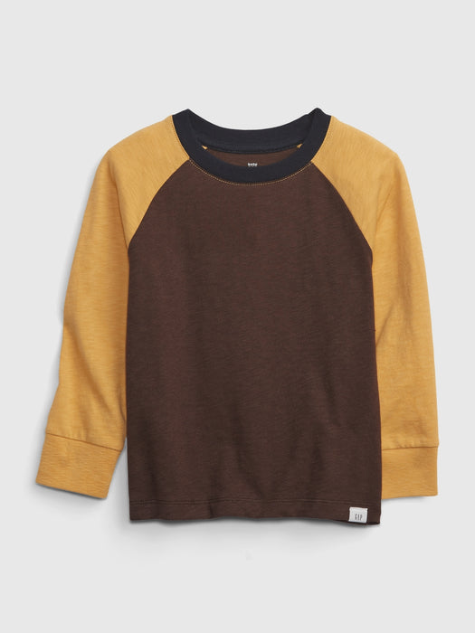 Toddler 100% Organic Cotton Colorblock T-Shirt