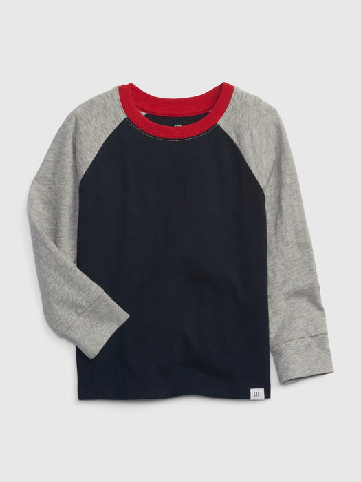 Toddler 100% Organic Cotton Colorblock T-Shirt