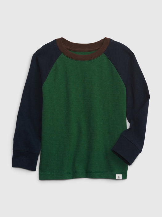 Toddler 100% Organic Cotton Colorblock T-Shirt