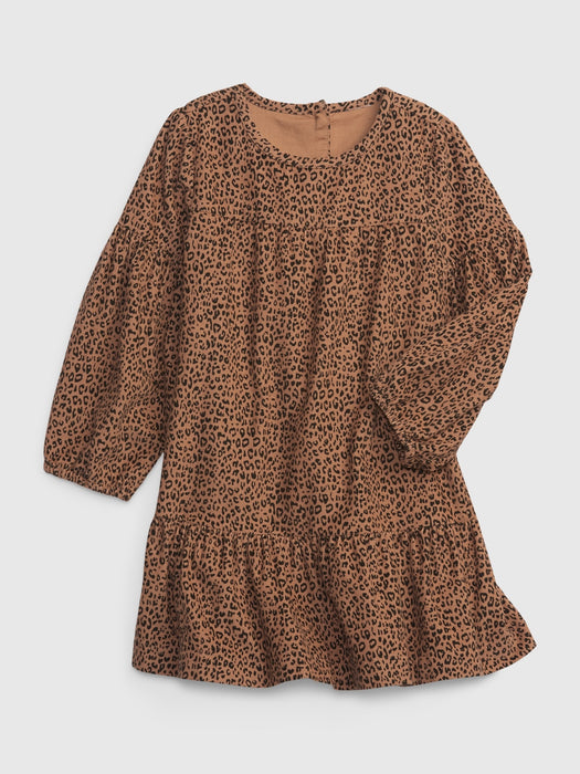 Toddler Printed Corduroy Dress