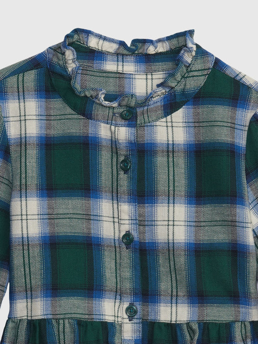 Toddler Ruffle Plaid Dress