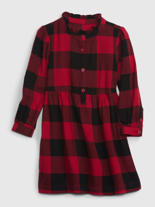 Toddler Ruffle Plaid Dress