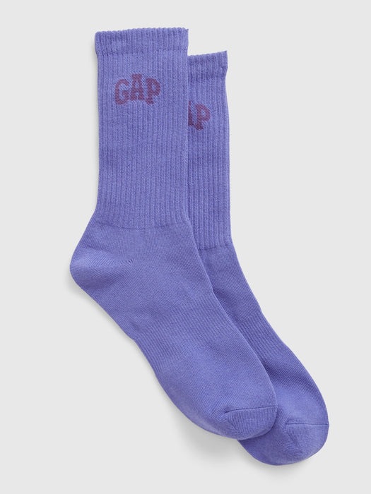 Gap Logo Quarter Crew Athletic Socks