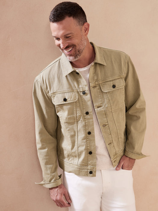 Denim Trucker Jacket - Maverick Tan