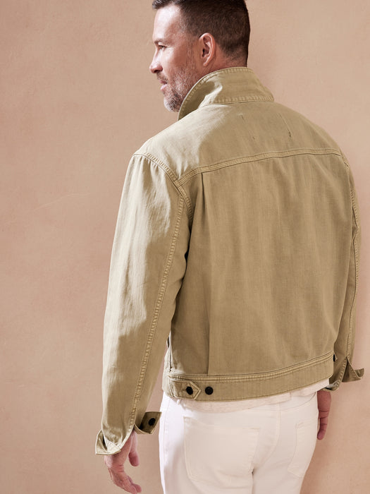 Denim Trucker Jacket - Maverick Tan
