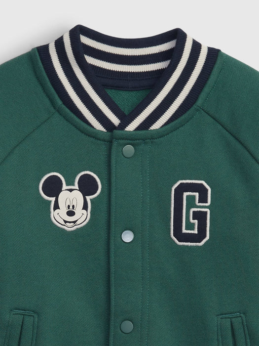 babyGap &#124 Disney Organic Cotton Varsity Jacket - bistro green