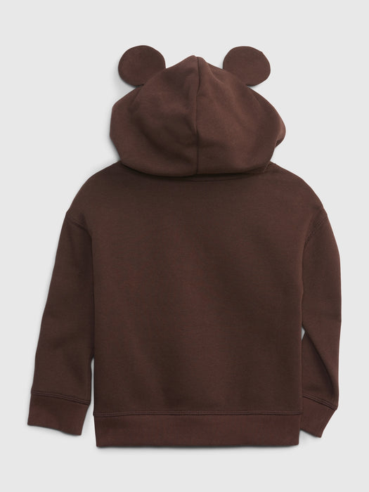 Gap &#215 Disney Toddler Mickey Mouse Pullover Hoodie - dark brown