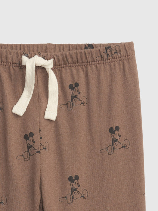 babyGap &#124 Disney 100% Organic Cotton Mix and Match Mickey Mouse Pants - squirrel brown