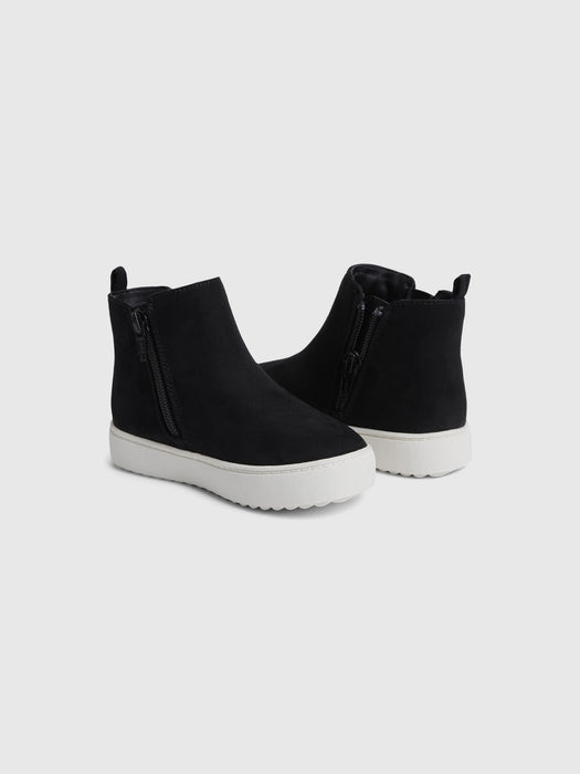 Toddler High-Top Sneakers - true black