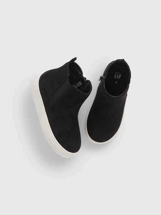 Toddler High-Top Sneakers - true black