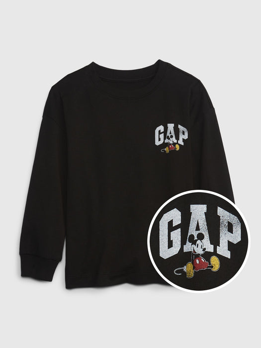 Gap &#215 Disney Toddler 100% Organic Cotton Mickey Mouse Graphic T-Shirt - black