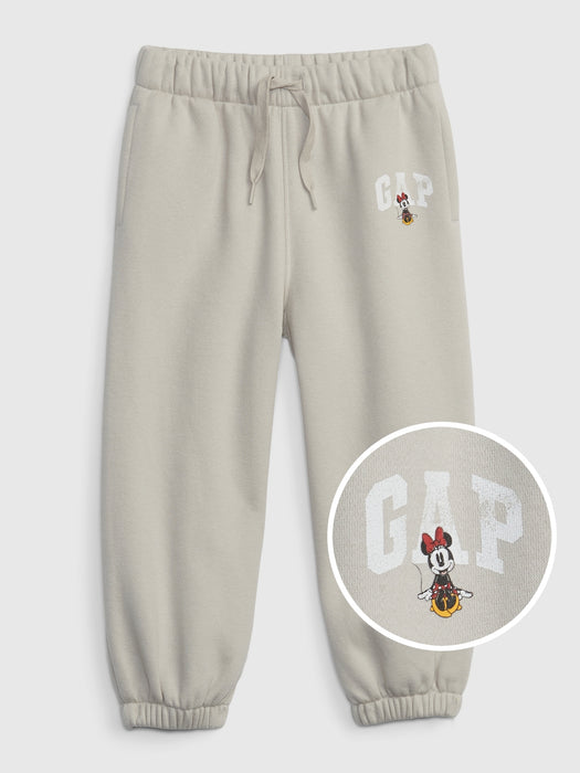 Gap &#215 Disney Toddler Minnie Mouse Fleece Sweatpants - moonstone beige