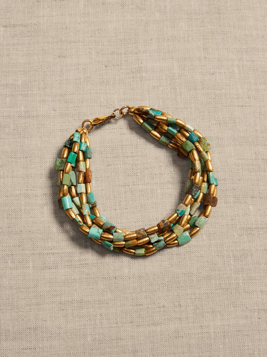 Mazar Bead Bracelet | Aureus + Argent