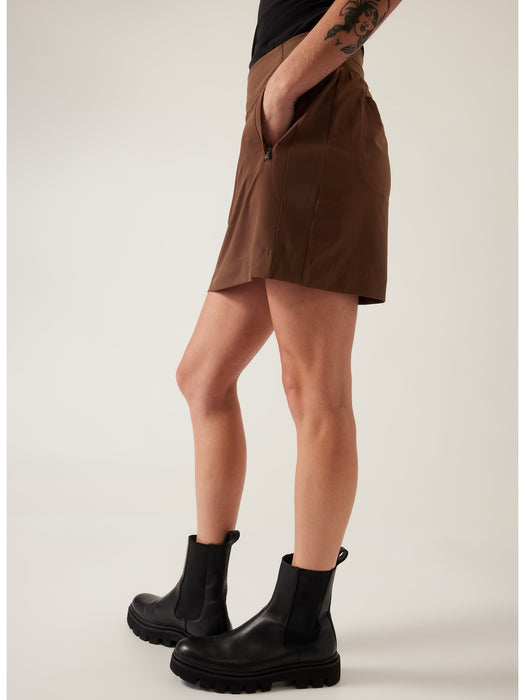 Brooklyn Skort 16&#34 - Mahogany
