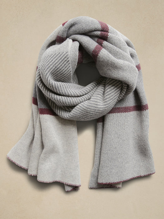 Blanket Scarf - Heather Gray