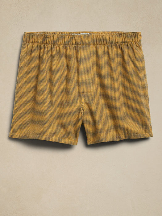 Houndstooth Flannel Boxer