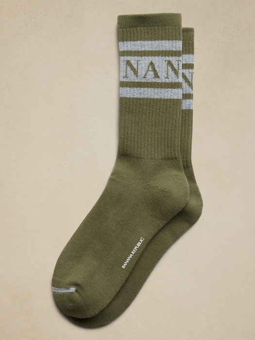 Logo Crew Sock