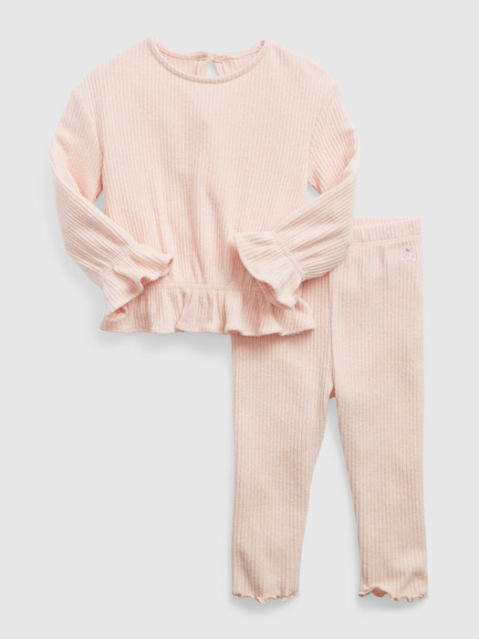 Baby Rib Two-Piece Outfit Set