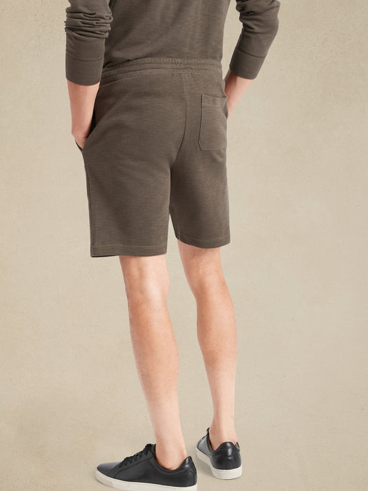 Double-Knit Lounge Short - Cargo Green