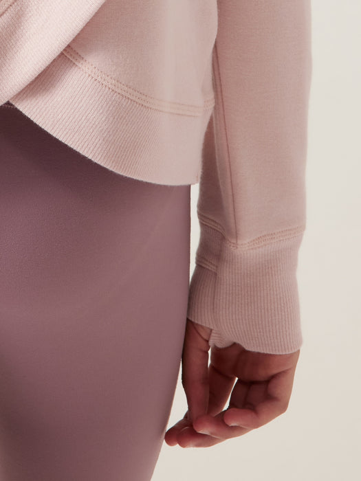 Athleta Girl Cozy Cross Your Fingers Sweatshirt