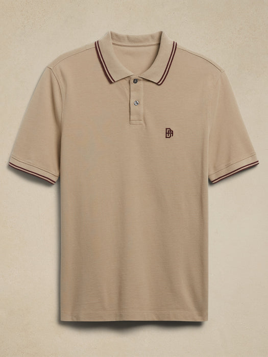 Pique Polo - MAVERICK TAN