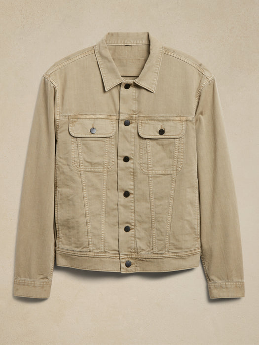 Denim Trucker Jacket - Maverick Tan