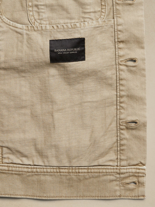 Denim Trucker Jacket - Maverick Tan