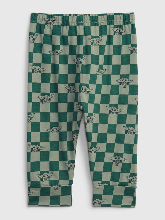 babyGap &#124 Star Wars&#153 100% Organic Cotton Mix and Match Grogu&#153 Pull-On Pants