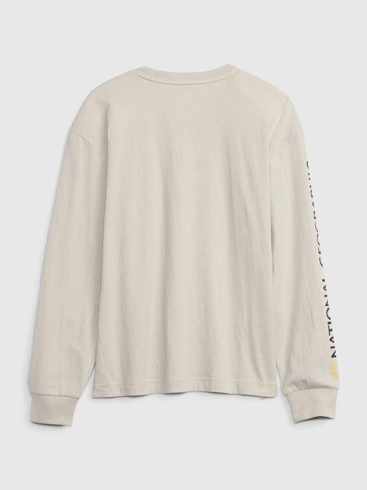 GapKids &#124 National Geographic 100% Organic Cotton Wonders of the World Graphic T-Shirt