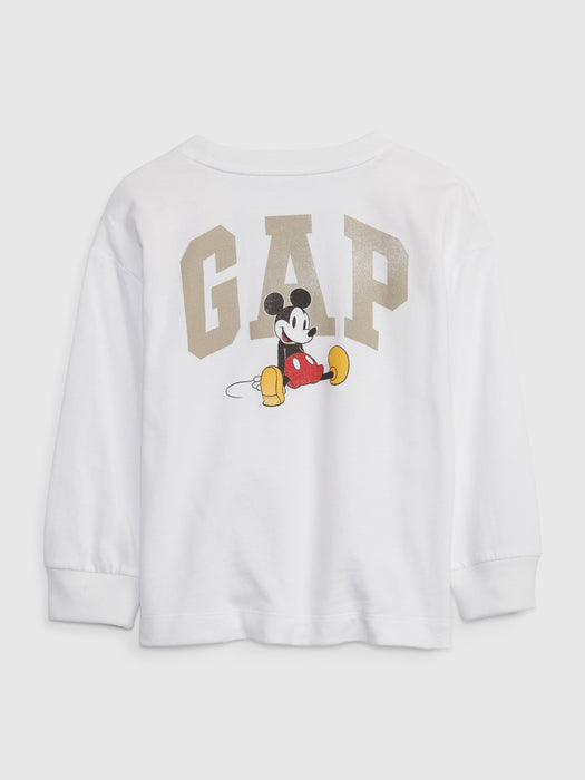 Gap &#215 Disney Toddler 100% Organic Cotton Mickey Mouse Graphic T-Shirt - optic white