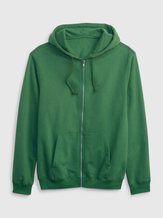 Vintage Soft Full-Zip Hoodie - green gables