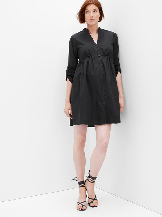 Maternity Button-Down Shirtdress