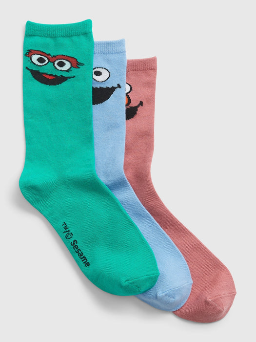GapKids &#124 Sesame Street Crew Socks (3-Pack)