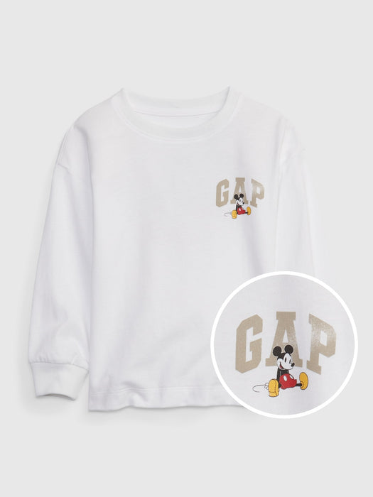 Gap &#215 Disney Toddler 100% Organic Cotton Mickey Mouse Graphic T-Shirt - optic white