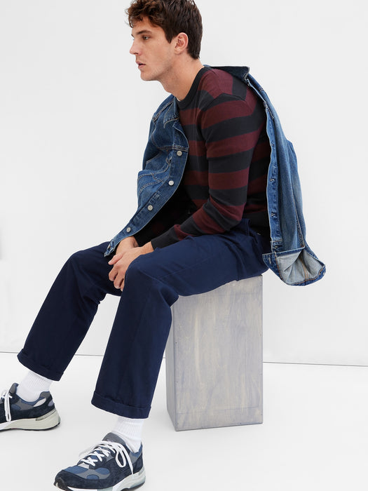 Stripe Crewneck Sweater